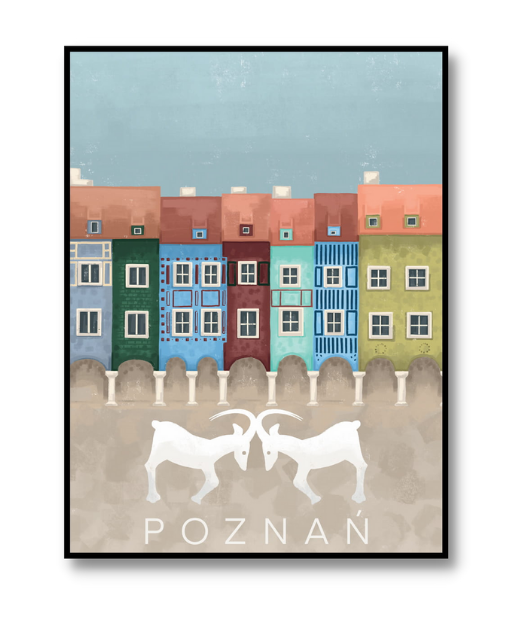 Miasto Poznań - Koziołki 30x40